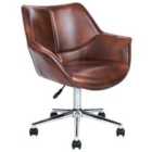 Beliani Desk Chair Swivel Labelle Velvet Grey