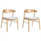 Beliani Desk Chair Swivel Margate Faux Fur White