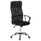 Beliani Office Chair Swivel Ichair Black/ White