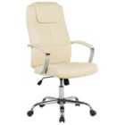 Beliani Executive Chair Swivel Triumph Faux Leather Black