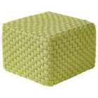 Beliani Pouffe Nalli Green 50/50cm 35cm