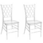 Beliani Set Of 2 Dining Chairs Fonda White 83Cm