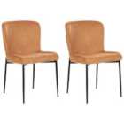 Beliani Set Of 4 Dining Chairs Panora Beige