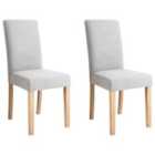 Beliani Set Of 2 Dining Chairs Harlan Metal Gold
