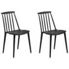 Beliani Set Of 2 Dining Chairs Jasmin Velvet Light Grey