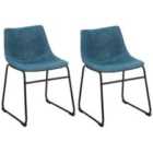 Beliani Set Of 2 Dining Chairs Lisle Golden Brown