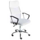 Beliani Dining Chair Yorkville Faux Leather Grey