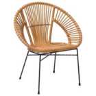 Beliani Dining Chair Canora Rattan Natural