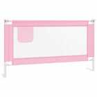 Vidaxl Toddler Safety Bed Rail Pink 150X25 Cm Fabric