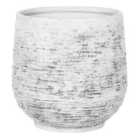 Beliani Plant Pot Dioni 32cm Light Grey