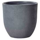 Beliani Plant Pot Kannia 55cm Light Grey