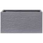 Beliani Plant Pot Myra 60cm Grey