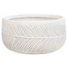 Beliani Plant Pot Ftero 35cm Off-White