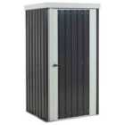 Beliani Garden Shed Umbria Metal 98cm 77cm Black