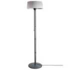 Beliani Freestanding Infrared Patio Heater Varazze 1500 W Grey