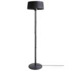 Beliani Freestanding Infrared Patio Heater Varazze 1500 W Black