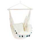 Beliani Hanging Chair Varena Cotton Blue