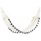 Beliani Hammock Vercelli Cotton Dark Blue