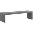 Beliani Garden Bench Taranto 150cm Concrete Grey