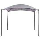 Beliani Gazebo Vomero Metal 305/305cm Grey