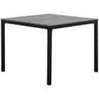 Beliani Garden Dining Table Prato 95/95cm Grey