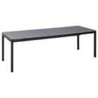 Beliani Extending Garden Dining Table Tofane 198/248/90cm Grey