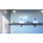 Showerwall Acrylic Diamond Bathroom Wall Panel 2400 x 896mm