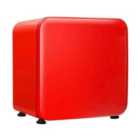 Costway 0~10? Compact Refrigerator with Reversible Door for Dorm Apartment-Red