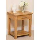 Thats Furniture Oslo Solid Oak Lamp Table with 1 Drawer