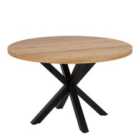 Furniture To Go Heaven Dining Table In Oak With Black Legs