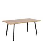 Furniture To Go Cenny Dining Table In Oak & Black