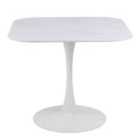 Furniture To Go Malta Dining Table In White