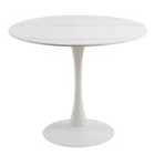 Furniture To Go Malta Round Dining Table In White