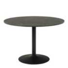 Furniture To Go Ibiza Round Dining Table In Black