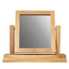Elm Home And Garden Quality Premium Oak Dressing Table Vanity Mirror