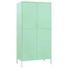 Vidaxl Wardrobe Mint 90X50X180 Cm Steel