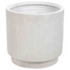 Beliani Plant Pot Daria 37cm Off-White