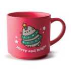 Puckator Christmas Pusheen the Cat Large Porcelain Mug