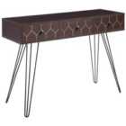 Beliani Console Table MALSALA Dark Brown