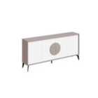 Decortie Sideboard Console 180Cm 35.6X180X82Cm 4 Particleboard White