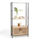 Vonhaus Lena Rattan Book Stand