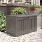 Suncast Carolina 189L Storage Box - Stone Grey