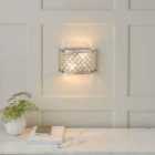 Colette 2lt Wall Light Chrome