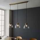 Hansa 3lt Linear Pendant light