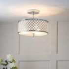 Colette 3lt semi Flush Light Chrome