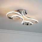 Arianna Semi flush integrated LED light