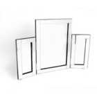 Marco Paul Interiors Modern Tri-fold Glass Mirror - Stylish Folding Dressing Table For Home, Bedroom, Bevelled, Vanity Mirror Perfect For Precision Hair Styling And Makeup Application