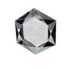 Garden Mile® Large Bevelled Silver Wall Mirror Wall Mounted Home Decor Living Accessories Decorative Modern Sunburst Jewel Hallway Bedroom Bathroom Circular Mirrors Faceted Round Mirror