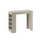 Decortie Bar Dining Table 54X117X102Cm Particleboard Sandstone