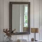 Crossland Grove Chatsworth Rectangle Mirror Pewter